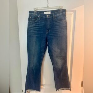 Mother Insider Step Fray Cropped